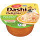 Лакомство Inaba Dashi Delights для кошек, курица с тунцом и морским гребешком, 70 г