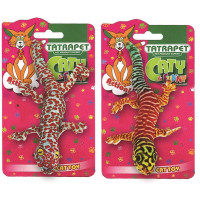 Игрушка Tatrapet Caty funny для кошек, плюшевая ящерица, 16 см
