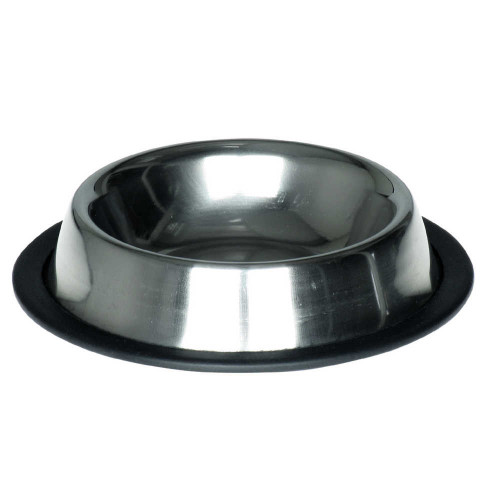 Миска Tetrapet для собак и кошек из нержавеющей стали с чеканкой, 0.17 л, 11 см