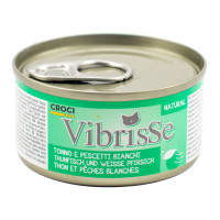 Консерва Croci Vibrisse для кошек, тунец, белая рыба, 70 г Консерва Croci Vibrisse для кошек, тунец, белая рыба, 70 г