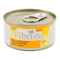Консерва Croci Vibrisse Jelly для кошек, тунец, куриная ветчина в желе, 70 г