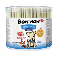 Лакомство для собак Bow wow, вяленые палочки, Копченое мясо, 12 см Лакомство для собак Bow wow, вяленые палочки, Копченое мясо, 12 см
