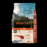 Сухой корм Bravery Lamb Mini Adult, взрослых собак мелких пород, с ягненком, 2 кг Сухой корм Bravery Lamb Mini Adult, взрослых собак мелких пород, с ягненком, 2 кг