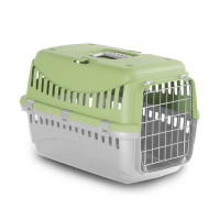 Переноска MPS Pratiko 1 metal light green, светло-зеленый, 48×31.5×33 см, вес животного 12 кг Переноска MPS Pratiko 1 metal light green, светло-зеленый, 48×31.5×33 см, вес животного 12 кг
