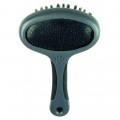 Щетка двухсторонняя Tatrapet Dog Salon для собак силиконовая, 3×18 см