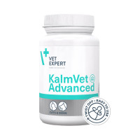 Пищевая добавка Vet Expert KalmVet Advanced для кошек и собак, уменьшающая симпотомы стресса, 60 капсул Пищевая добавка Vet Expert KalmVet Advanced для кошек и собак, уменьшающая симпотомы стресса, 60 капсул