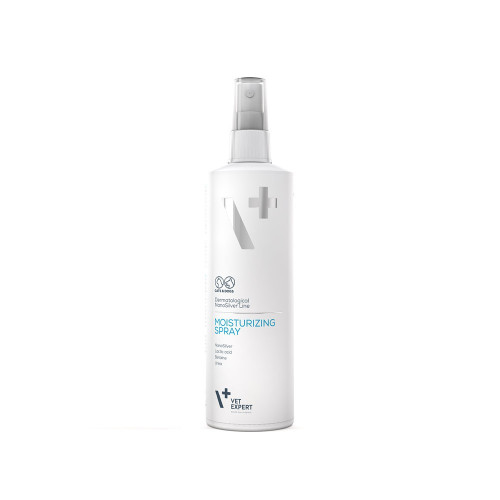 Спрей Vet Expert NanoSilver Moisturizing Spray для собак и кошек, увлажняющий, при дерматологических заболеваниях, 100 мл