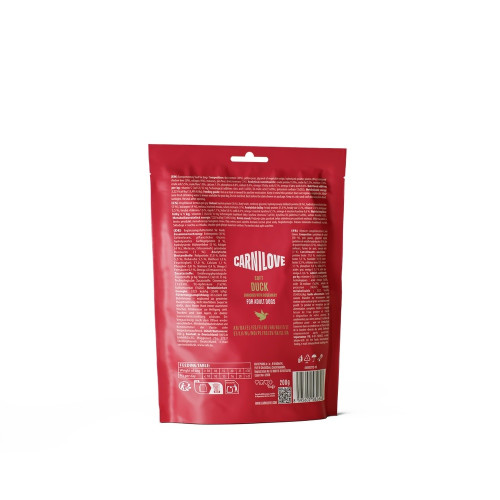 Ласощі Carnilove Dog Semi Moist, для собак, качка, розмарин, 200 г