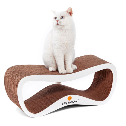 Кігтеточка-лежанка Say Meow Grace для котів, гофрокартон, 67×27×24 см