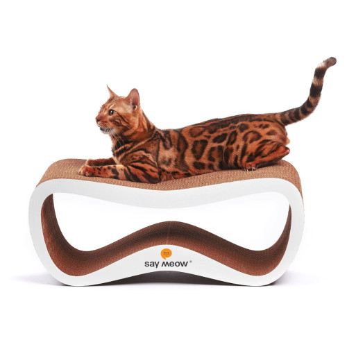 Кігтеточка-лежанка Say Meow Grace для котів, гофрокартон, 67×27×24 см