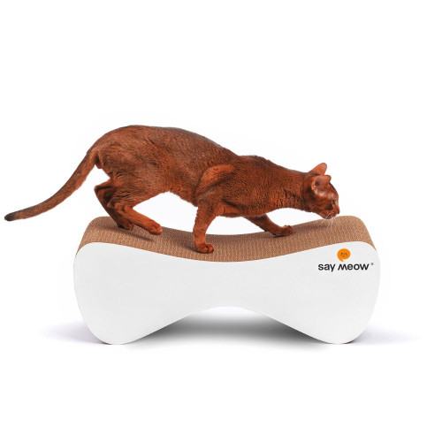 Кігтеточка-лежанка Say Meow Сloud для котів, гофрокартон, 61×21×24 см