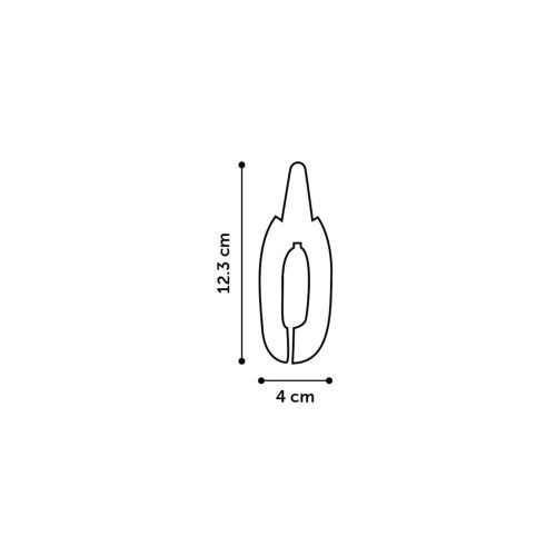 Когтерез Flamingo Comfort с ограничителем, для собак, размер S, 12.3×4 см