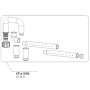 Запасная часть JBL флейта для фильтра e1500, Out Set спрей, 16/22