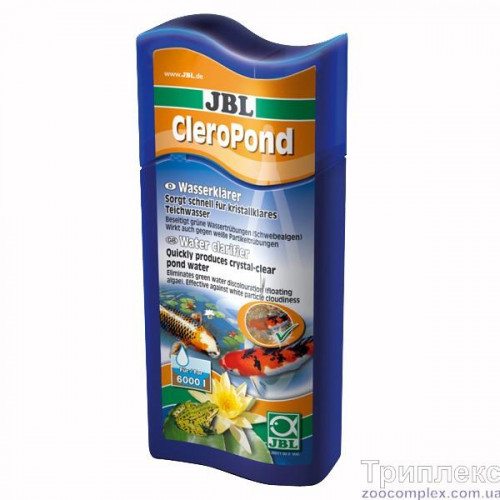 Препарат JBL СleroPond для боротьби з усіма видами помутеній в ставку, 500 мл