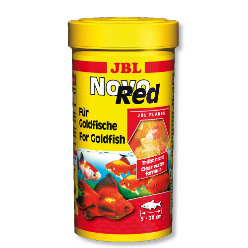 Основний корм у формі пластівців JBL NovoRed для золотих рибок, 250 мл