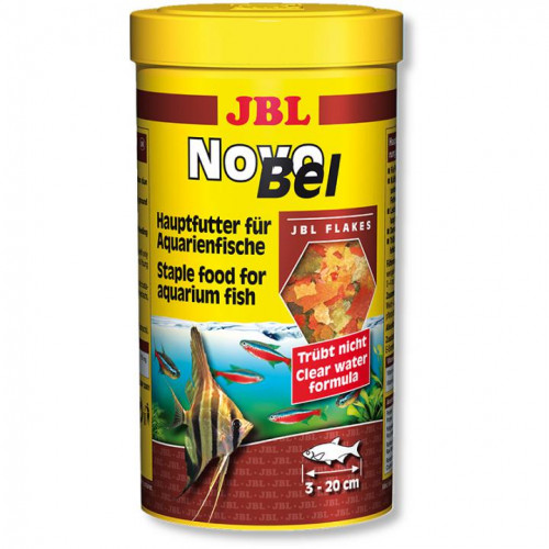 Основний корм у формі пластівців JBL NovoBel для акваріумних риб, 250 мл