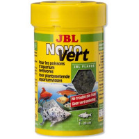 Основной корм JBL NovoVert в форме хлопьев для растительноядных аквариумных рыб, 100 мл