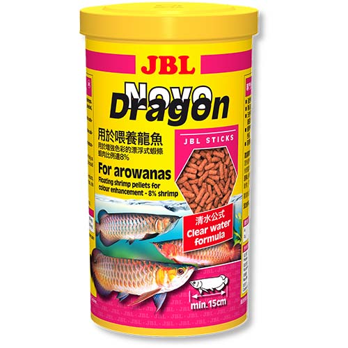 Корм у вигляді великих паличок JBL NovoDragon для арован, 1 л