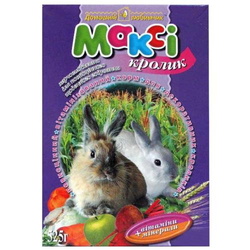 Максі корм кролик, 525 г + крейда