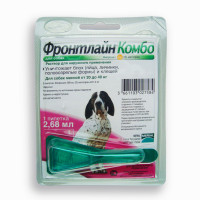 Капли Boehringer Ingelheim Фронтлайн Комбо от блох и клещей для собак, L, 20-40 кг, 1 пипетка Капли Boehringer Ingelheim Фронтлайн Комбо от блох и клещей для собак, L, 20-40 кг, 1 пипетка