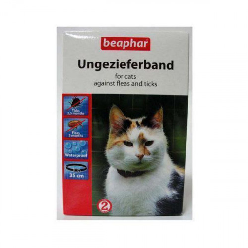 Нашийник Beaphar Ungezieferband проти бліх та кліщів для котів, 35 см