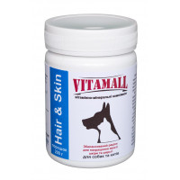 Витамины VitamAll Hair&Skin для кошек и собак, 200 г Витамины VitamAll Hair&Skin для кошек и собак, 200 г