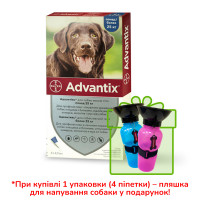 Капли от блох и клещей Bayer Advantix для собак весом свыше 25 кг, цена за 1 пипетку Капли от блох и клещей Bayer Advantix для собак весом свыше 25 кг, цена за 1 пипетку