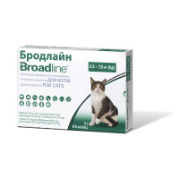 Краплі Boehringer Ingelheim Broadline Спот-он проти паразитів для котів, L, 2.5-7.5 кг, ціна за 1 аплікатор Краплі Boehringer Ingelheim Broadline Спот-он проти паразитів для котів, L, 2.5-7.5 кг, ціна за 1 аплікатор