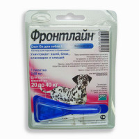 Капли Boehringer Ingelheim Фронтлайн Спот Он от блох и клещей для собак, L, 20-40 кг, цена за 1 пипетку Капли Boehringer Ingelheim Фронтлайн Спот Он от блох и клещей для собак, L, 20-40 кг, цена за 1 пипетку