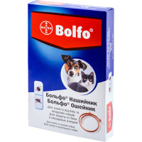 Ошейник Bayer Bolfo против блох и клещей для кошек и собак, 35 см