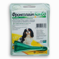 Капли Boehringer Ingelheim Фронтлайн Комбо Спот Он от блох и клещей для собак, S, 2-10 кг Капли Boehringer Ingelheim Фронтлайн Комбо Спот Он от блох и клещей для собак, S, 2-10 кг