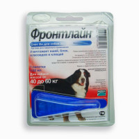 Капли Boehringer Ingelheim Фронтлайн Спот Он от блох и клещей для собак, XL, 40-60 кг Капли Boehringer Ingelheim Фронтлайн Спот Он от блох и клещей для собак, XL, 40-60 кг