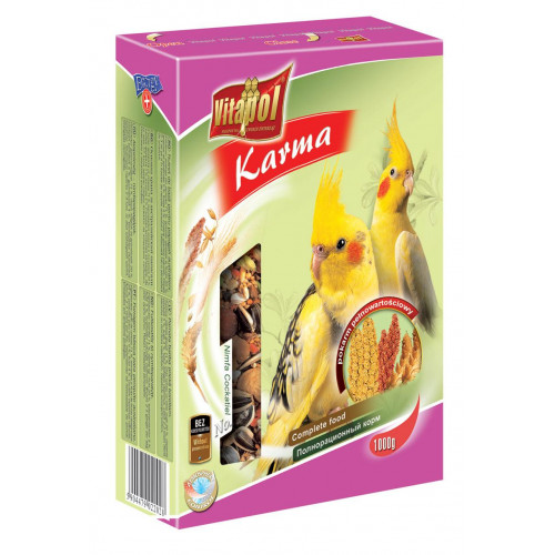 Корм Vitapol Karma повнораціонний, для німф, 1 кг
