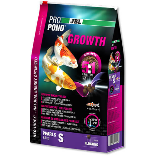 Корм JBL ProPond Growth S для роста небольших карпов кои, 2.5 кг