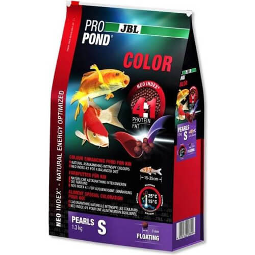 Корм JBL ProPond Color S для посилення забарвлення у невеликих котрі, 1.3 кг