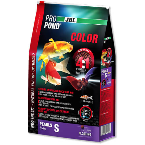 Корм JBL ProPond Color S для усиления окраски у небольших кои, 2.5 кг