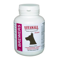 Кормовая добавка VitamAll с пивными дрожжами и чесноком, для крупных собак, 90 табл/180 г Кормовая добавка VitamAll с пивными дрожжами и чесноком, для крупных собак, 90 табл/180 г
