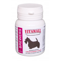 Кормова добавка VitamAll з пивними дріжджами і часником, для малих і середніх порід собак, 70 табл Кормова добавка VitamAll з пивними дріжджами і часником, для малих і середніх порід собак, 70 табл