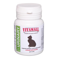 Кормовая добавка VitamAll профилактика мочекаменной болезни, для котов, 100 табл/50 г Кормовая добавка VitamAll профилактика мочекаменной болезни, для котов, 100 табл/50 г