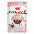 Влажный корм Royal Canin Kitten для котят от 4 до 12 месяцев, кусочки в соусе, 85 г