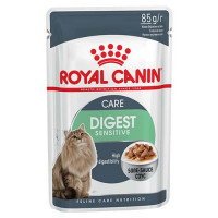 Влажный корм Royal Canin Digest Sensitive при чувствительном пищеварении у кошек, кусочки в соусе, 85 г Влажный корм Royal Canin Digest Sensitive при чувствительном пищеварении у кошек, кусочки в соусе, 85 г