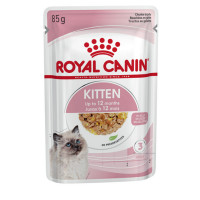 Влажный корм Royal Canin Kitten для котят от 4 до 12 месяцев, кусочки в желе, 85 г Влажный корм Royal Canin Kitten для котят от 4 до 12 месяцев, кусочки в желе, 85 г