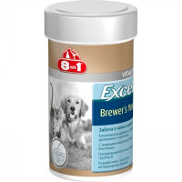Вітаміни 8 in 1 Excel Brewers Yeast для котів і собак, 140 таблеток