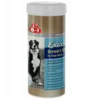 Вітаміни 8 in 1 Excel Brewers Yeast для великих собак, 80 таблеток