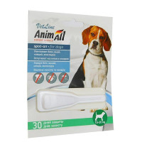 Краплі AnimAll VetLine Spot-On від бліх і кліщів для собак вагою 10-20 кг Краплі AnimAll VetLine Spot-On від бліх і кліщів для собак вагою 10-20 кг