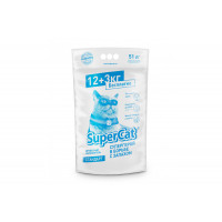 Древесный наполнитель SuperCat для туалета, эконом, 15 кг