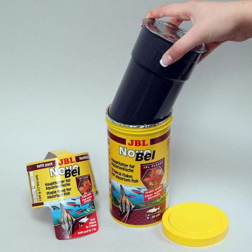 Основной корм в форме хлопьев JBL NovoBel Refill для аквариумных рыб, 130 г