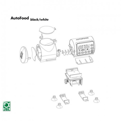 Автоматична годівниця JBL AutoFood WHITE для акваріумних риб, біла
