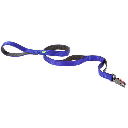 Повідець Ferplast Dual Matic G20 / 120 Black-Blue для собак з автоматичним замикання, 20 мм, 120 см