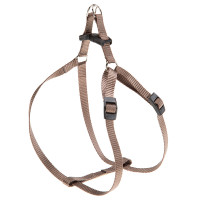 Нейлоновая шлейка Ferplast Easy P Small Brown для собак, A=B: 35÷53 см, 10 мм Нейлоновая шлейка Ferplast Easy P Small Brown для собак, A=B: 35÷53 см, 10 мм